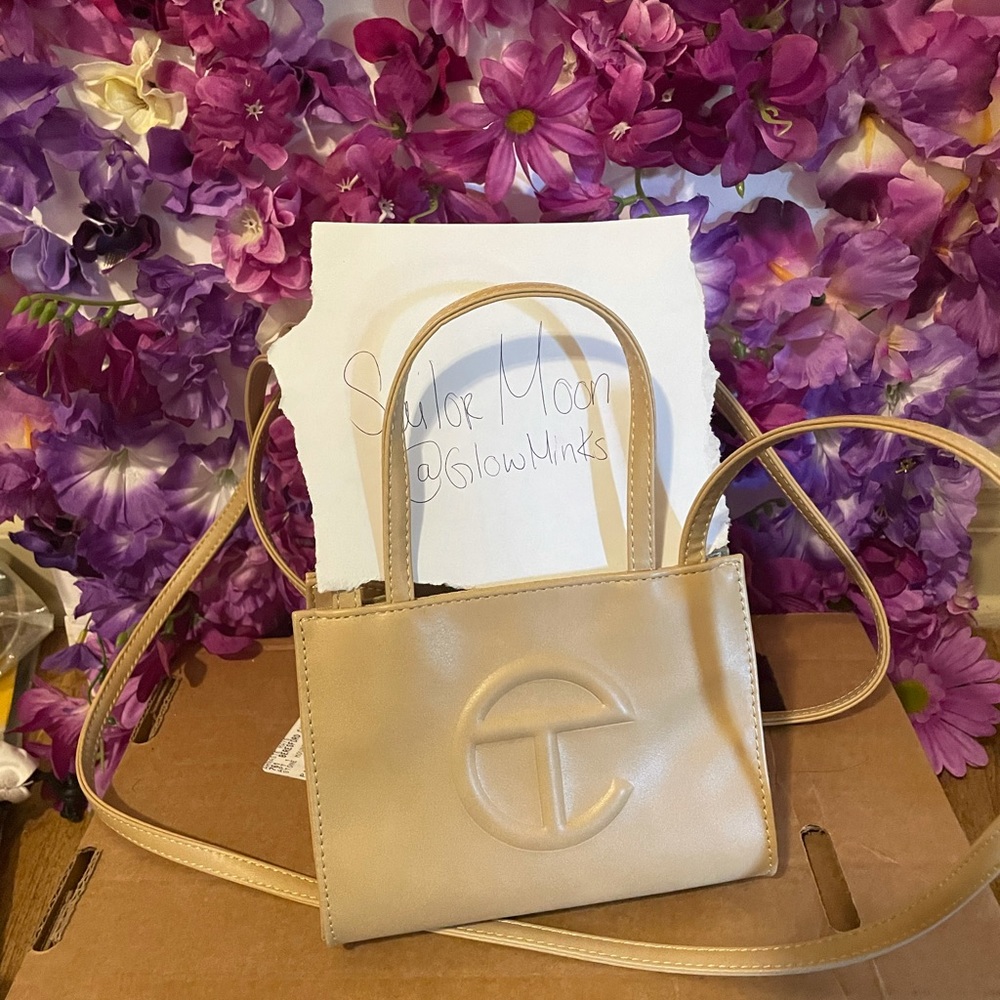 Telfar Small cream bag